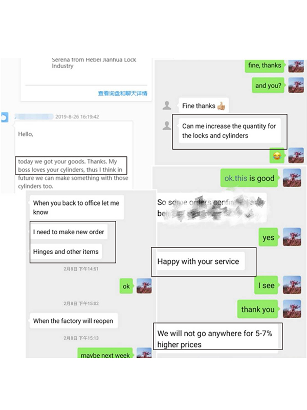 ردود فعل جيدة من عملائنا