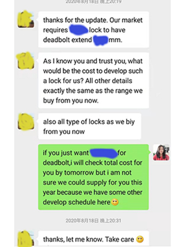 ردود فعل جيدة من عملائنا